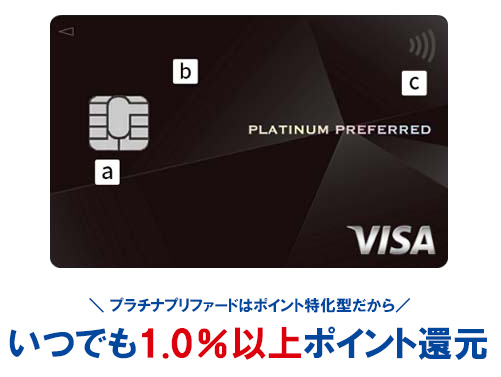 三井住友カード プラチナプリファードはどこでも還元率1.0％！